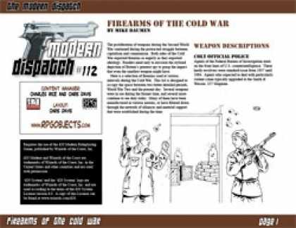Role Playing Games - Modern Dispatch (#112): Firearms of the Cold War