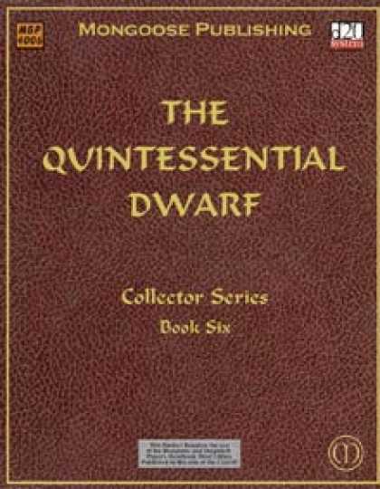 Role Playing Games - The Quintessential Dwarf