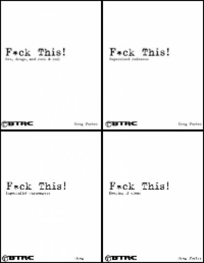 Role Playing Games - F*ck This! Expansion Sets 1 - 4