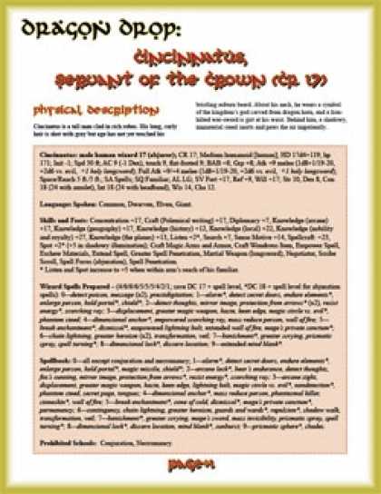 Role Playing Games - Dragon Drop: Wizards 16-20