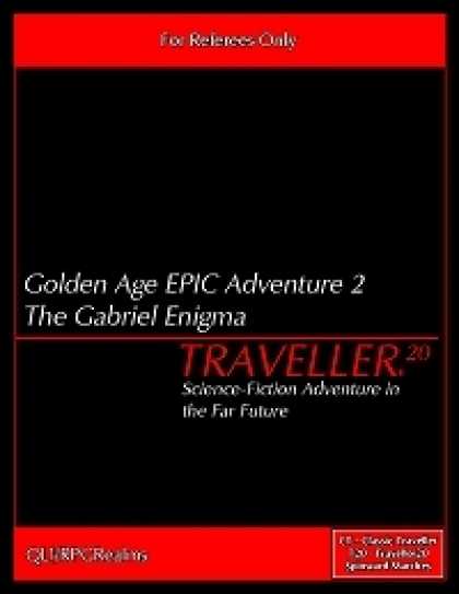 Role Playing Games - Golden Age EPIC Adventure #1 - The Gabriel Enigma
