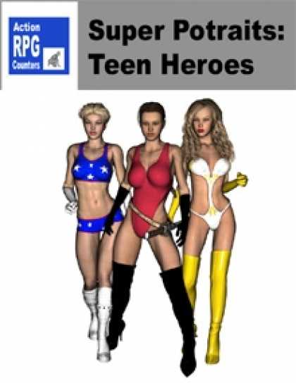 Role Playing Games - Action RPG Counters: Super Portraits: Teen Heroes