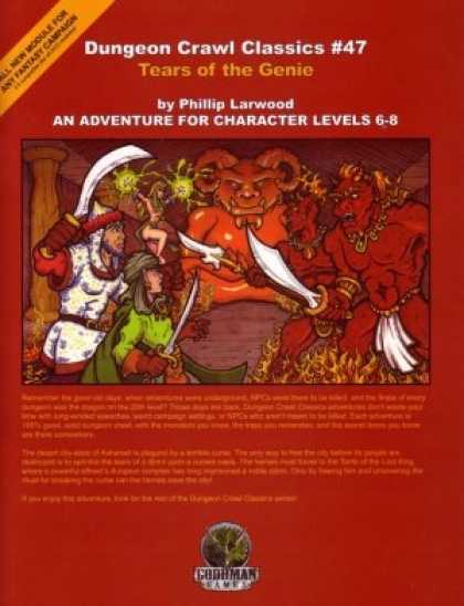 Role Playing Games - Dungeon Crawl Classics #47: Tears of the Genie