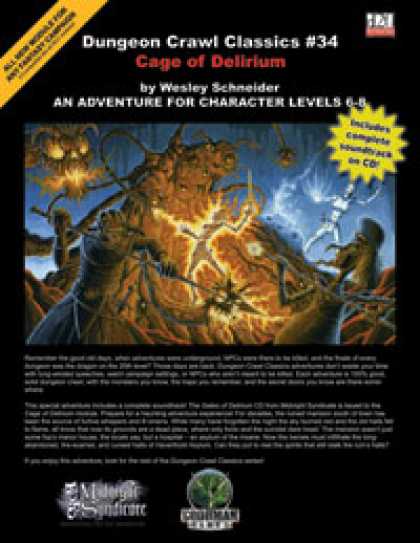 Role Playing Games - Dungeon Crawl Classics #34: Cage of Delirium
