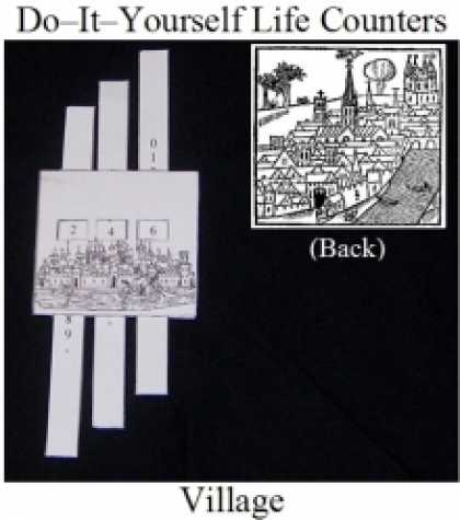 Role Playing Games - Do-it-Yourself Life Counter: Village