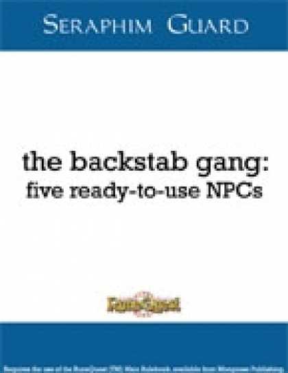 Role Playing Games - The Backstab Gang: Five Ready-To-Use NPCs (Runequest)
