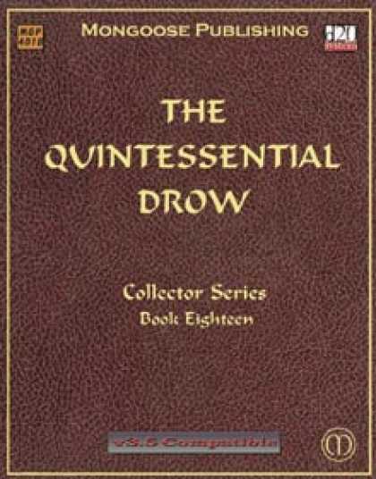 Role Playing Games - The Quintessential Drow