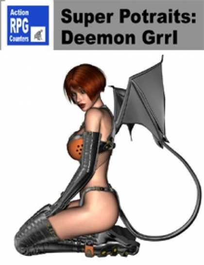 Role Playing Games - Action RPG Counters: Super Portraits - Deemon Grrl