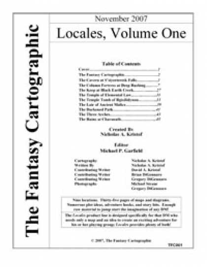 Role Playing Games - Locales-Volume 1