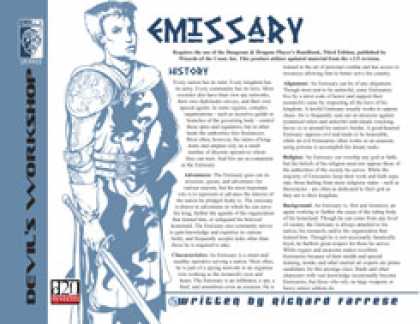 Role Playing Games - Lost Classes: Emissary