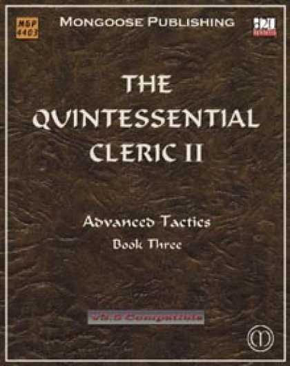 Role Playing Games - The Quintessential Cleric II