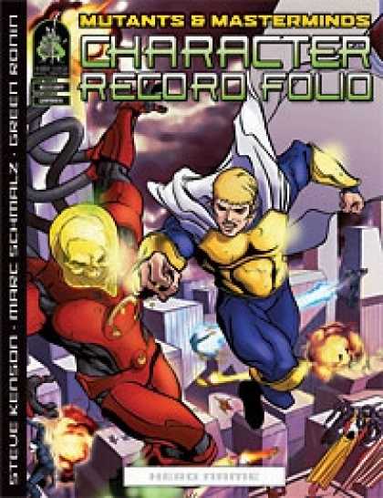 Role Playing Games - Mutants & Masterminds Second Edition Character Record Folio