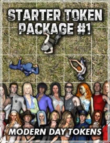Role Playing Games - Starter Token Package #1: Modern Day Tokens
