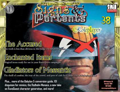 Role Playing Games - Signs & Portents Roleplayer 38