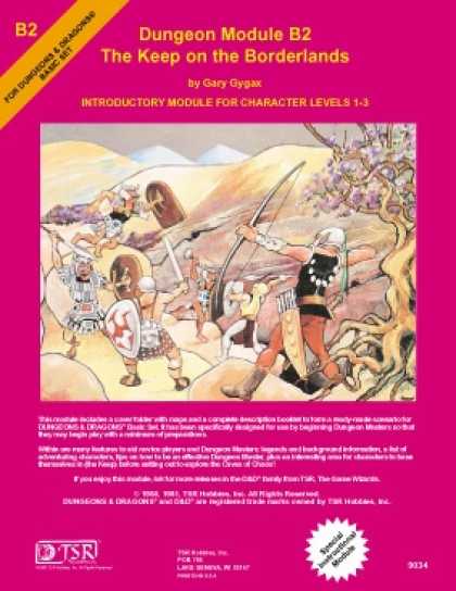Role Playing Games - The Keep on the Borderlands