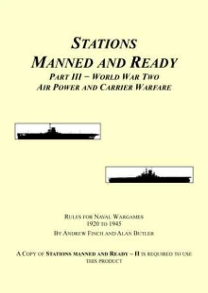 Role Playing Games - Stations Manned and Ready - Part III Air Power & Carrier Action in WW2
