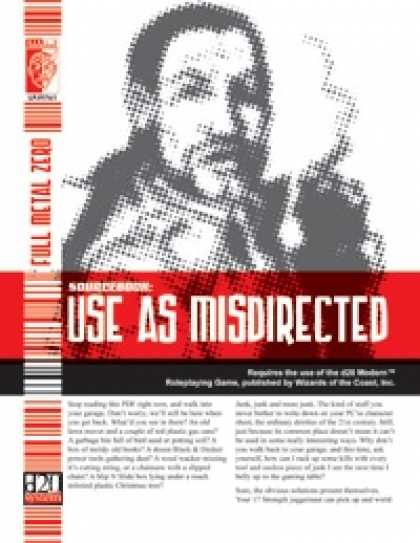 Role Playing Games - Use as Misdirected