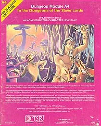 Role Playing Games - A4 - In the Dungeons of the Slave Lords
