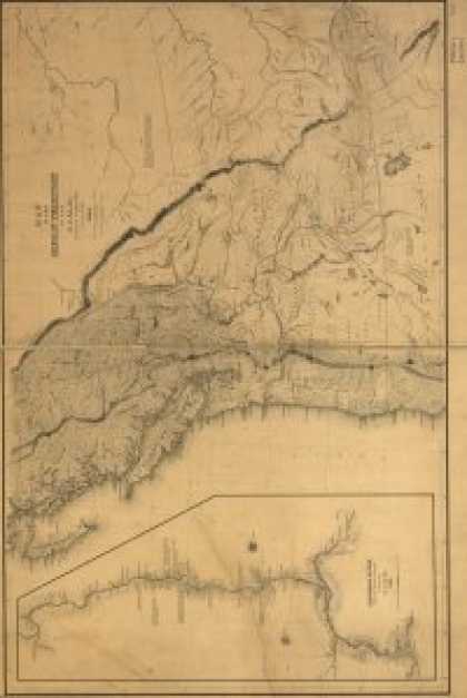 Role Playing Games - Antique Maps IIXX - Oregon Territory of the 1800's