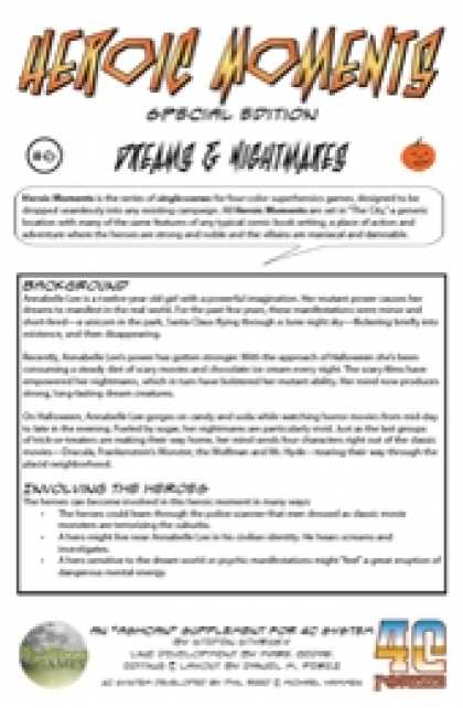 Role Playing Games - Heroic Moments #6: Dreams & Nightmares