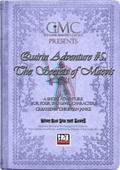Role Playing Games - Quirin Adventure #5: The Secrets of Maevis