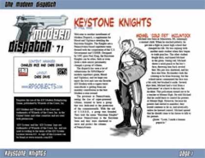 Role Playing Games - Modern Dispatch (#71): Keystone Knights