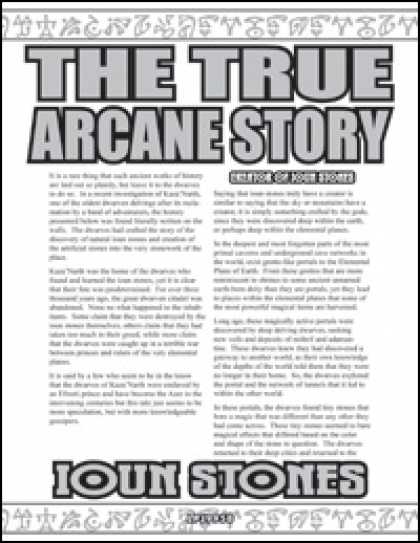 Role Playing Games - The True Arcane Story: Ioun Stones