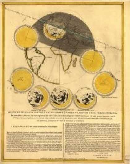 Role Playing Games - Antique Maps XI - The Moon in the 1700's
