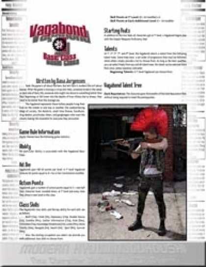 Role Playing Games - Modern Kyuujinjouhoushi: The Vagabond