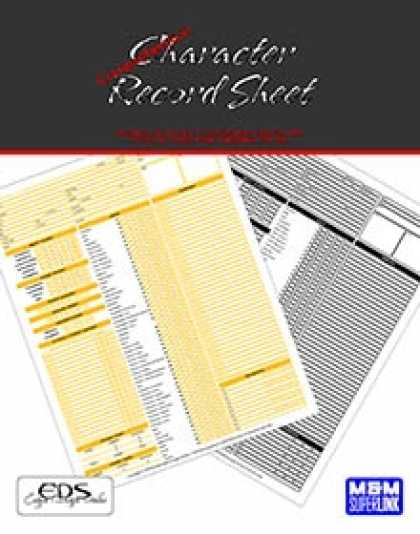Role Playing Games - Comprehensive Character Record Sheet