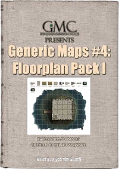 Role Playing Games - Generic Maps #4: Floorplan Pack I