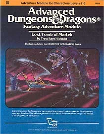 Role Playing Games - I5 - Lost Tomb of Martek