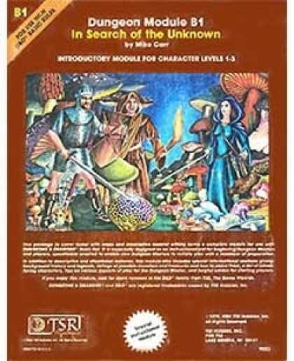 Role Playing Games - B1 - In Search of the Unknown