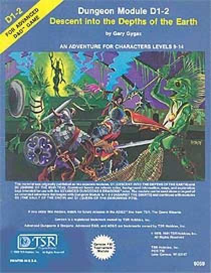 Role Playing Games - D1 & D2 - Descent into the Depths of the Earth
