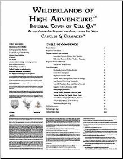 Role Playing Games - Wilderlands: Imperial Town of Tell Qa