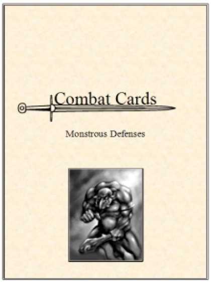 Role Playing Games - Combat Cards: Monstrous Defenses