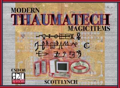 Role Playing Games - Thaumatech: Modern Magic Items
