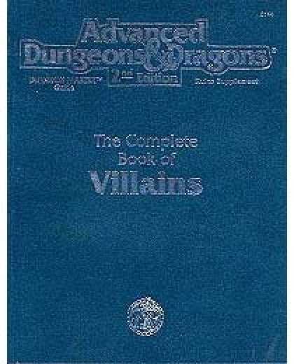 Role Playing Games - The Complete Book of Villains