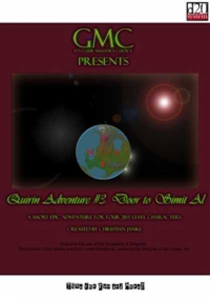 Role Playing Games - Quirin Adventure #3: Door to Simit Al