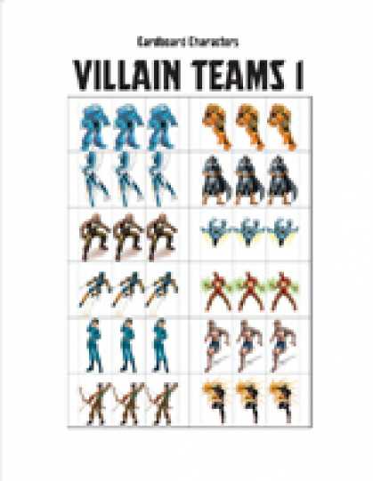 Role Playing Games - Cardboard Characters - Villain Teams 1