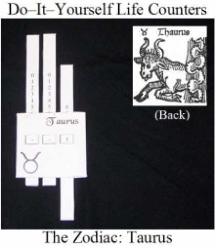 Role Playing Games - Do-it-Yourself Life Counter: Taurus