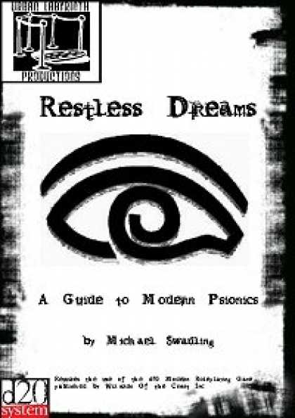 Role Playing Games - Restless Dreams: A Guide to Modern Psionics