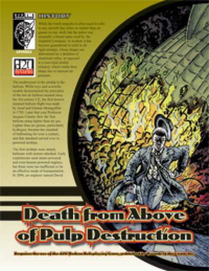 Role Playing Games - Death from Above of Pulp Destruction