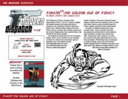 Role Playing Games - Modern Dispatch (#118): Pirates<sup>20</sup>: The Golden Age of Piracy