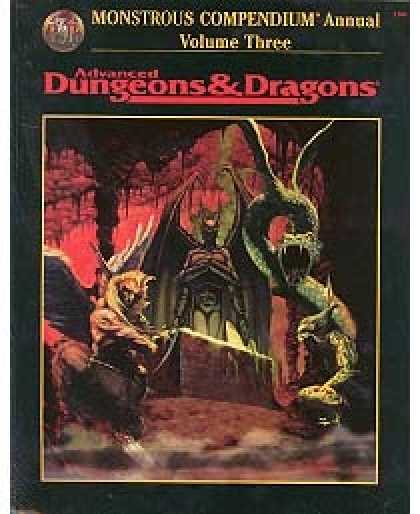 Role Playing Games - Monstrous Compendium Annual - Volume III