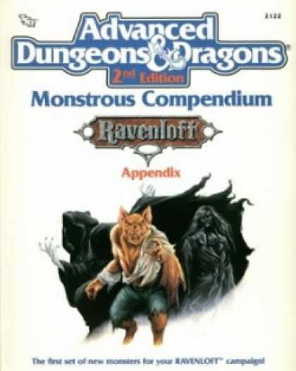 Role Playing Games - Monstrous Compendium, Ravenloft Appendix