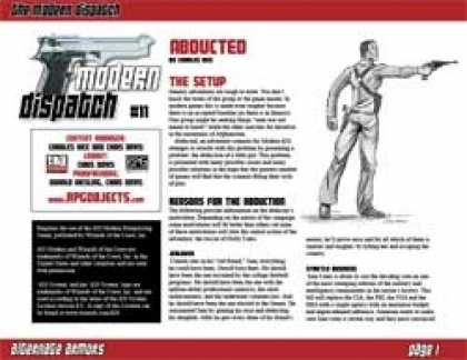 Role Playing Games - Modern Dispatch (#11): Abducted