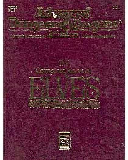Role Playing Games - The Complete Book of Elves