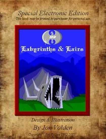 Role Playing Games - 20 Labyrinths&Lairs Map Set