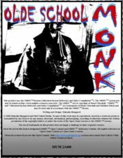 Role Playing Games - Olde School Monk